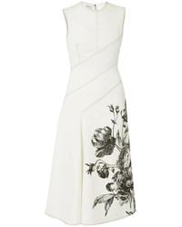 Erdem - Vestido Sin Mangas Flores - Lyst