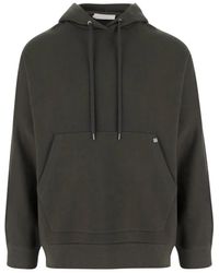 Helmut Lang - Cotton Hoodie With Logo - Lyst