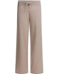 Lisa Yang - Wide-Leg Cashmere Trousers With Ribbed Waistband - Lyst