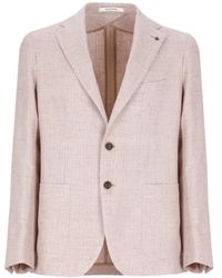 Tagliatore - Linen And Cotton Jacket - Lyst