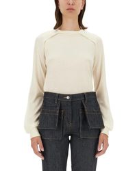 Helmut Lang - Relaxed-Fit Wool And Silk Blend Top - Lyst