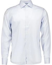 Eton - Lange Mouw Overhemden Lichtblauw 100014452 - Lyst