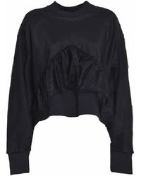 MSGM - Cotton Crewneck Sweatshirt Covered - Lyst