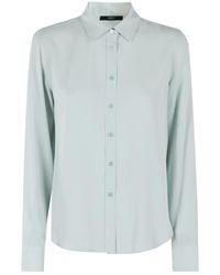 Seventy - Plain Crepe Shirt With Silk Mix - Lyst
