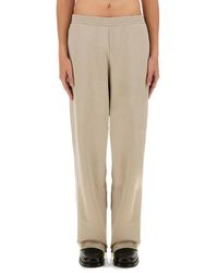 Helmut Lang - Jogging Pants With Subtle Zipper Detail - Lyst