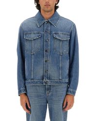 Fendi - Classic Denim Jacket - Lyst