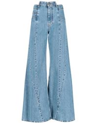 Maison Margiela - Cut-Out Waist Jeans – - Lyst