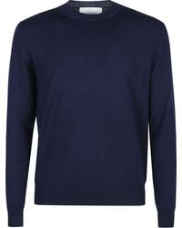 Ballantyne - Plain Round Neck Sweater - Lyst