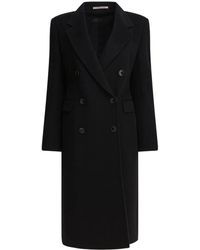 Tagliatore - Double-Breasted Cashmere Coat With Tailored Fit - Lyst