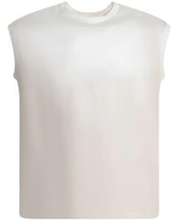 Brunello Cucinelli - Short-Sleeved Silk-Elastane T-Shirt - Lyst