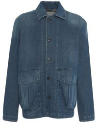 Closed - Denim Jacket With Cargo Pockets - Lyst