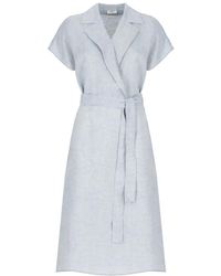 Peserico - Light Linen Dress - Lyst