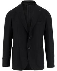 Tagliatore - Stretch Wool Single-Breasted Jacket - Lyst