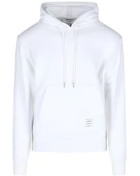 Thom Browne - Zip Hoodie "Loopback Stripe" – - Lyst