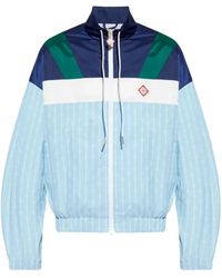 CASABLANCA - Pinstripe-Pattern Track Jacket - Lyst