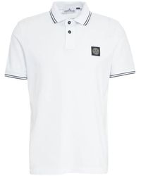 Stone Island - Polo Shirt With Logo Detail - Lyst
