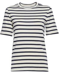 Jil Sander - Striped Short Sleeve T-Shirt - Lyst
