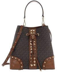 alanis medium logo bucket bag