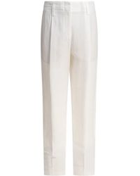 Brunello Cucinelli - Tailored Trousers With Subtle Pleats - Lyst