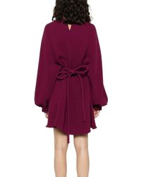 Fendi - Cady Silk Dress - Lyst