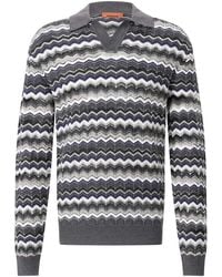 Missoni - Wollpullover Mit Zick-Zack-Muster - Lyst