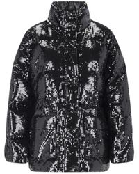 MICHAEL Michael Kors - Cotton Short Waxed Down Jacket - Lyst