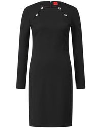 HUGO - Midi-Kleid Kerlena - Lyst