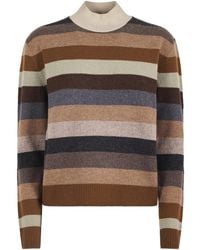 Tory Burch - Relaxed Fit Merino Wool Turtleneck Sweater - Lyst