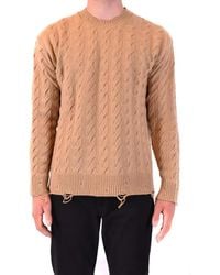 Laneus - Classic Cable Knit Sweater - Lyst