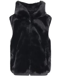 Moose Knuckles - Sleeveless Faux Fur Jacket - Lyst