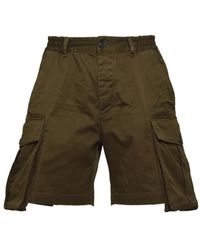 DSquared² - Military Urban 64 Tag Cotton Bermuda Shorts - Lyst