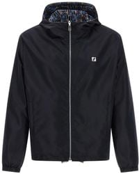 Fendi - 'Nity' Reversible Windbreaker - Lyst