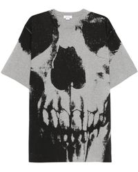McQueen - 'Skull' T-Shirt - Lyst
