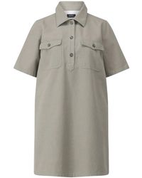 A.P.C. - Midi-Kleid Im Hemdstyle - Lyst