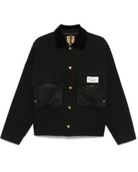 Brain Dead - Boxy Cropped Jacket With Textured Details - Lyst