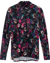 Alix - The Label Paisley Flower Oversized Blouses Mu - Lyst