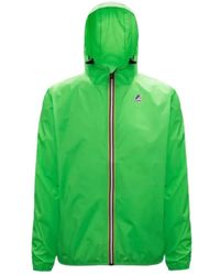 K-Way - Compact Claude Jacket With Hood And Full Zip - Lyst