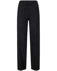 Lisa Yang - Soft Cashmere Pants With High Waist And Drawstring - Lyst