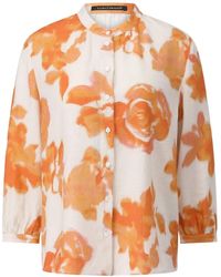 Luisa Cerano - Bluse Mit Floralen Muster - Lyst