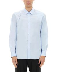 McQueen - Harness Shirt Featuring T Buckle Detail - Lyst