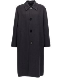 Fendi - Double Wool Coat - Lyst