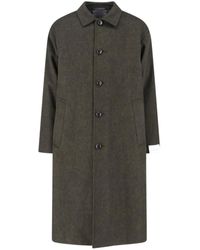 Emanuela Caruso - Classic Long-Silhouette Jacket With Textured - Lyst