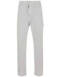 DSquared² - Stretch Cotton Cargo Pants - Lyst
