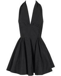 ANDAMANE - Flared Mini Dress With American Neckline - Lyst