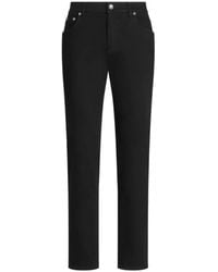 Dolce & Gabbana - Classic Five-Pocket Straight Leg Jeans With Front - Lyst