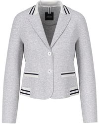 Marc Cain - Gestreifter Jersey-Blazer - Lyst