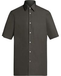 Maison Margiela - Short-Sleeved Shirt Wood - Lyst