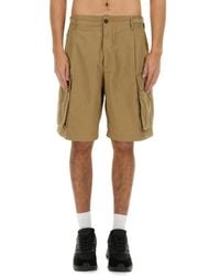 DSquared² - Bermuda Cargo Shorts With Relaxed Fit - Lyst