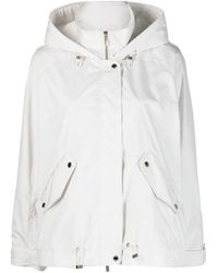 Moorer - Bomber Jacket With Hood - Lyst