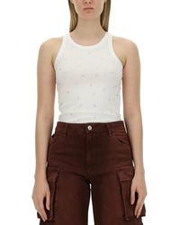 The Attico - Tops With Logo - Lyst